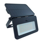 ΗΛΙΑΚΟΣ ΠΡΟΒΟΛΕΑΣ LED ME ANΙΧΝΕΥΤΗ ΥΠΕΡΥΘ.+ΦΩΤΟΚ.900lm CCT ΜΑΥΡΟΣ - 5-00611