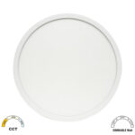 LED ΠΛΑΦΟΝΙΕΡΑ PC BACKLIT Φ383mm CCT 24-28-32W IP40 ΛΕΥΚΗ - 21-383320
