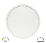 LED ΠΛΑΦΟΝ. PC ΣΤΡΟΓΓΥΛΗ ΜΕ ΑΝΙΧΝ.Φ283mm CCT 16-20-24W IP40 ΛΕΥΚΗ - 21-2832408