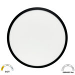 LED ΠΛΑΦΟΝΙΕΡΑ PC Φ483mm CCT 32-36-40W IP40 ΜΑΥΡΗ - 21-483401