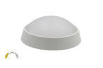 LED ΠΛΑΦΟΝΙΕΡΑ PC ΣΤΡΟΓΓΥΛΗ Φ180mm 15W CCT IP65 ΛΕΥΚΗ - 21-1801508