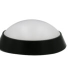 LED ΠΛΑΦΟΝΙΕΡΑ PC ΣΤΡΟΓΓΥΛΗ Φ220mm 20W CCT IP65 ΜΑΥΡΗ - 21-2001518