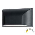 LED ΦΩΤΙΣΤΙΚΟ PC ΕΠΙΤΟΙΧΟ ΟΒΑΛ ΜΟΝΗΣ ΚΑΤΕΥΘ.6W CCT IP65 ΓΡΑΦΙΤΗΣ - 9-96618