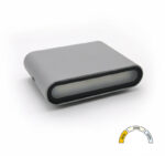 LED ΦΩΤ.ΑΛΟΥΜΙΝΙΟΥ ΕΠΙΤΟΙΧΟ ΔΙΠΛΗΣ ΚΑΤΕΥΘΥΝΣΗΣ 6W CCT ΙΡ54 ΓΚΡΙ - 3-8966