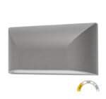 LED ΦΩΤΙΣΤΙΚΟ PC ΕΠΙΤΟΙΧΟ ΟΒΑΛ ΜΟΝΗΣ ΚΑΤΕΥΘΥΝΣΗΣ 6W CCT IP65 ΓΚΡΙ - 9-96668