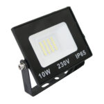 ΠΡΟΒΟΛΕΑΣ LED 10W 230V 3000K IP65 ΜΑΥΡΟΣ - 3-3810100