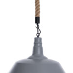 GLOBOSTAR® CRANE 01411 Vintage Κρεμαστό Φωτιστικό Οροφής με Ντουί 1 x E27 AC 220-240V IP20 - Γκρι & Μπεζ - Μ36 x Π36 x Y31cm - Image 7