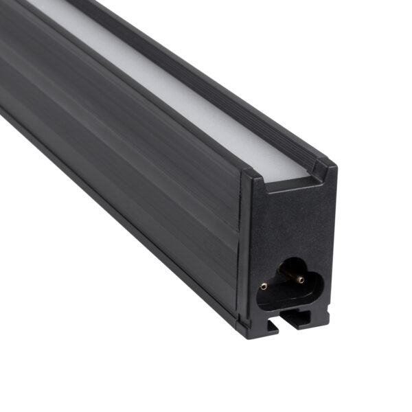 GloboStar® OFFICE 61025-P Γραμμικό Κρεμαστό Φωτιστικό Linear LED 18W 2170lm 120° AC 220-240V Μ120 x Π2 x Υ4cm Θερμό Λευκό 2700K - Μαύρο - 3 Years Warranty - Image 7