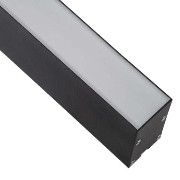 GloboStar® FELIX 61028-W Γραμμικό Φωτιστικό Τοίχου - Απλίκα Linear LED CCT 54W 6500lm 120° AC 220-240V Μ120 x Π3.5 x Υ7cm - Εναλλαγή Φωτισμού μέσω Τηλεχειριστηρίου All In One Ψυχρό 6000k+Φυσικό 4500k+Θερμό 2700k Dimmable - Μαύρο - 3 Years Warranty - Image 6