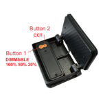 ΗΛΙΑΚΟΣ ΠΡΟΒΟΛΕΑΣ LED ME ANΙΧΝΕΥΤΗ ΥΠΕΡΥΘ.+ΦΩΤΟΚ.900lm CCT ΜΑΥΡΟΣ - 5-00611 - Image 2