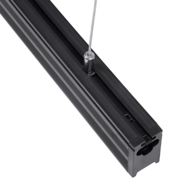 GloboStar® OFFICE 61024-P Γραμμικό Κρεμαστό Φωτιστικό Linear LED 18W 2200lm 120° AC 220-240V Μ120 x Π2 x Υ4cm Φυσικό Λευκό 4500K - Μαύρο - 3 Years Warranty - Image 5