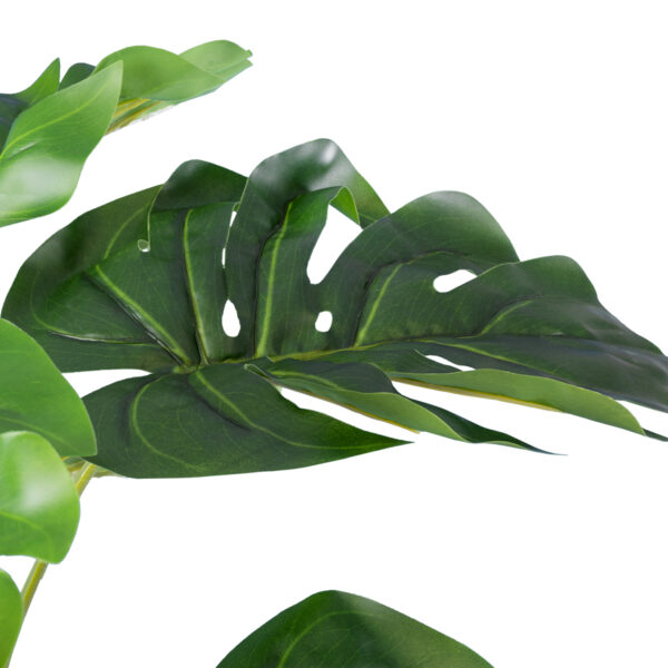 GloboStar® Artificial Garden MONSTERA PLANT 20000 - Τεχνητό Διακοσμητικό Φυτό Μονστέρα Υ50cm - Image 2