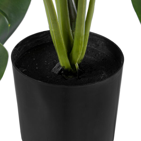 GloboStar® Artificial Garden MONSTERA PLANT 20000 - Τεχνητό Διακοσμητικό Φυτό Μονστέρα Υ50cm - Image 3