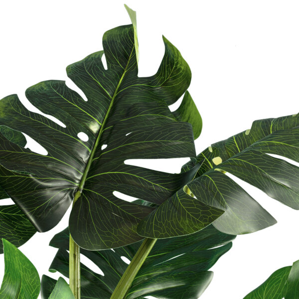 GloboStar® Artificial Garden MONSTERA PLANT 20001 - Τεχνητό Διακοσμητικό Φυτό Μονστέρα Υ85cm - Image 2