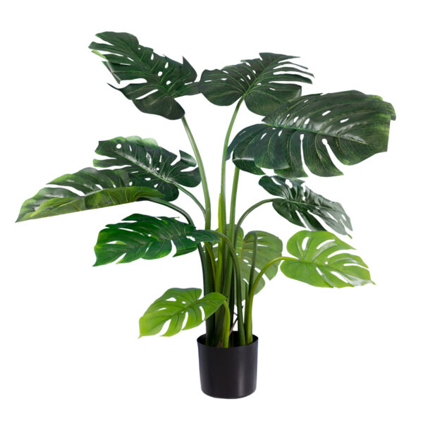 GloboStar® Artificial Garden MONSTERA PLANT 20002 - Τεχνητό Διακοσμητικό Φυτό Μονστέρα Υ120cm