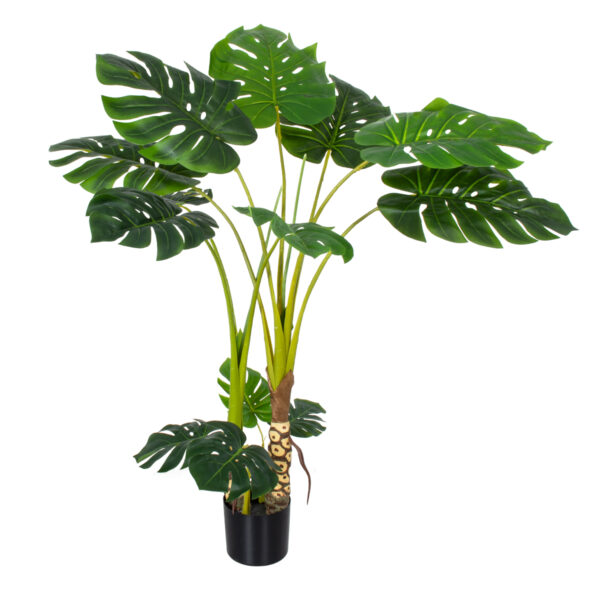 GloboStar® Artificial Garden MONSTERA PLANT 20004 - Τεχνητό Διακοσμητικό Φυτό Μονστέρα Υ140cm