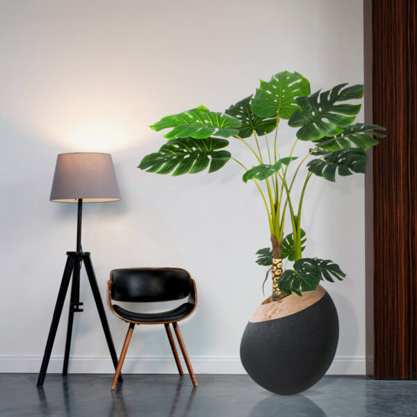 GloboStar® Artificial Garden MONSTERA PLANT 20004 - Τεχνητό Διακοσμητικό Φυτό Μονστέρα Υ140cm - Image 4