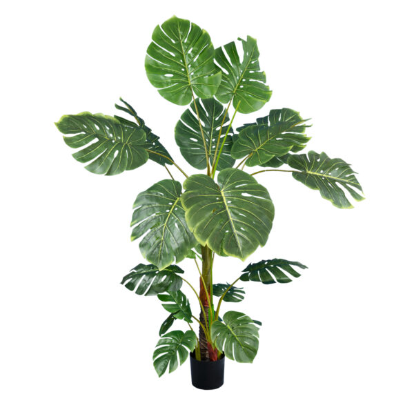 GloboStar® Artificial Garden MONSTERA PLANT 20007 - Τεχνητό Διακοσμητικό Φυτό Μονστέρα Υ160cm