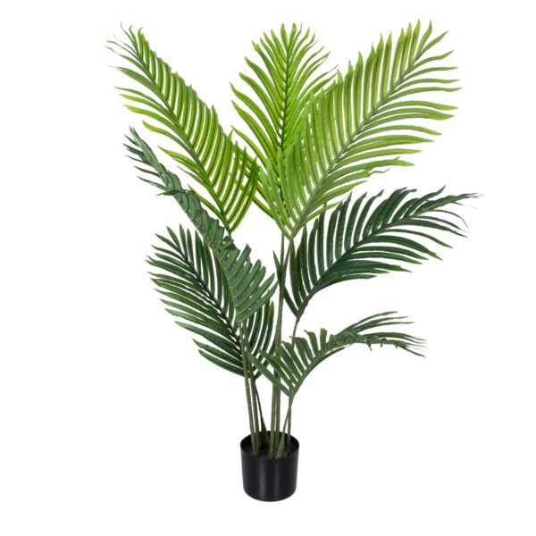 GloboStar® Artificial Garden ARECA PALM TREE 20008 - Τεχνητό Διακοσμητικό Φυτό Φοινικόδεντρο Αρέκα Υ120cm