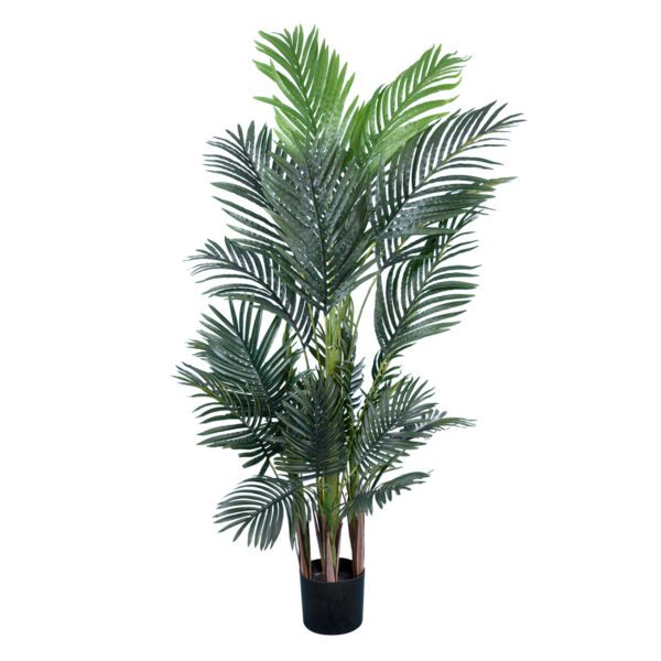 GloboStar® Artificial Garden ARECA PALM TREE 20011 - Τεχνητό Διακοσμητικό Φυτό Φοινικόδεντρο Αρέκα Υ150cm