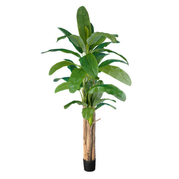 GloboStar® Artificial Garden BANANA TREE 20019 - Τεχνητό Διακοσμητικό Φυτό Μπανανιά - Μπανανόδεντρο Υ280cm