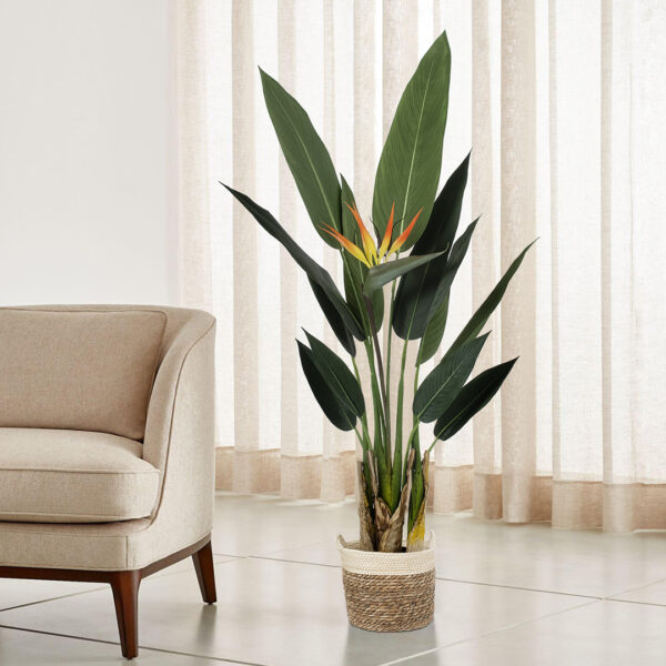 GloboStar® Artificial Garden STRELITZIA REGINAE 20031 Τεχνητό Διακοσμητικό Φυτό Στρελίτσια - Πουλί του Παραδείσου Υ120cm - Image 6