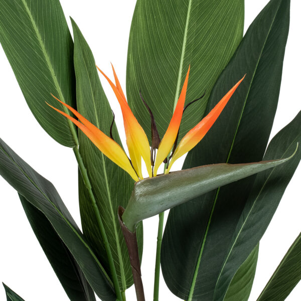 GloboStar® Artificial Garden STRELITZIA REGINAE 20031 Τεχνητό Διακοσμητικό Φυτό Στρελίτσια - Πουλί του Παραδείσου Υ120cm - Image 3