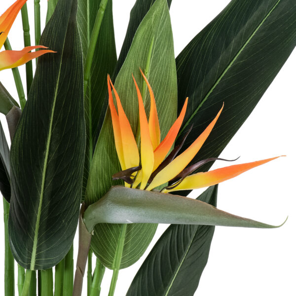 GloboStar® Artificial Garden STRELITZIA REGINAE 20032 Τεχνητό Διακοσμητικό Φυτό Στρελίτσια - Πουλί του Παραδείσου Υ140cm - Image 3