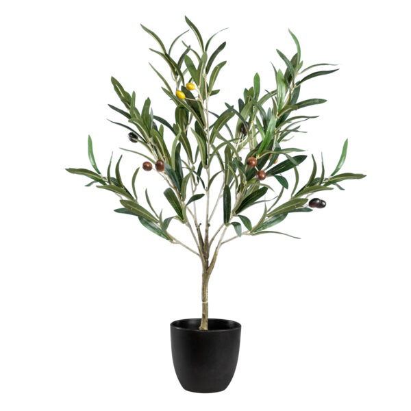 GloboStar® Artificial Garden OLIVE TREE 20051 Τεχνητό Διακοσμητικό Φυτό Ελιά Υ55cm