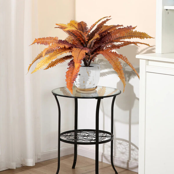 GloboStar® Artificial Garden BLOODY FERN 20057 Τεχνητό Διακοσμητικό Φυτό Αιματόφυλλη Φτέρη Υ40cm - Image 3