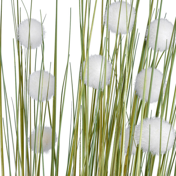 GloboStar® Artificial Garden ERIOPHORUM ANGUSTIFOLIUM COTTON GRASS 20073 Τεχνητό Διακοσμητικό Φυτό Γρασίδι του Βαμβακιού Υ150cm - Image 3