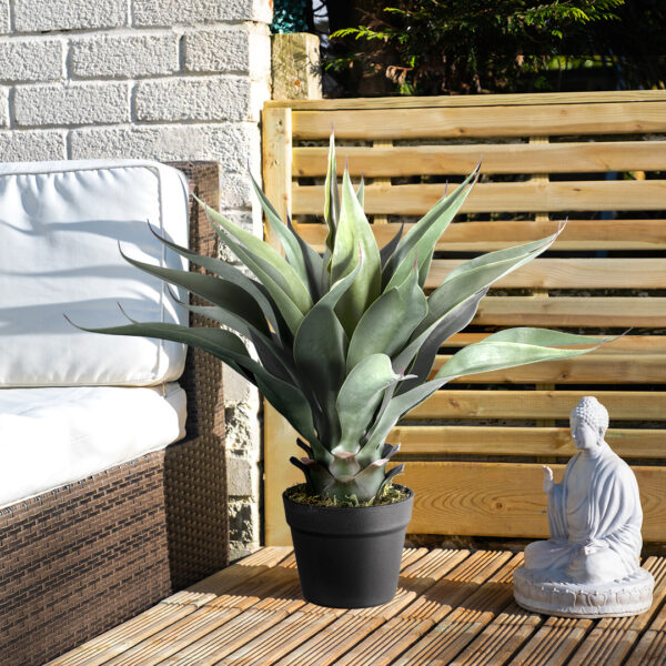 GloboStar® Artificial Garden SISAL AGAVE 20080 Τεχνητό Διακοσμητικό Φυτό Αγαύη Υ60cm - Image 4