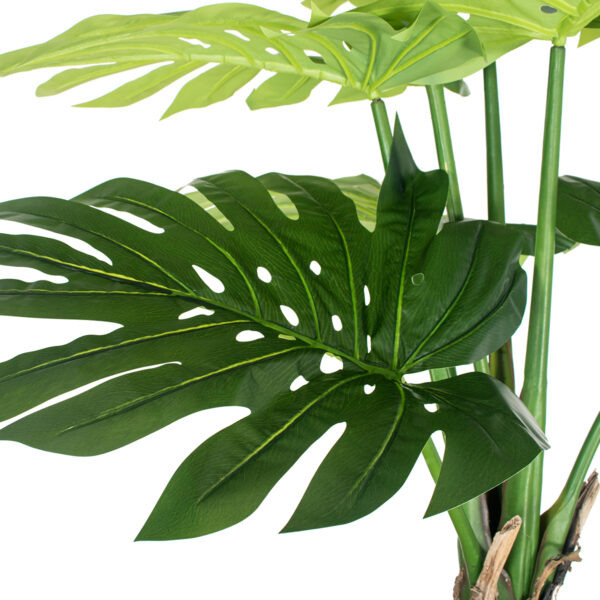 GloboStar® Artificial Garden MONSTERA SET 20090 - Τεχνητό Διακοσμητικό Σετ Φυτών Μονστέρα A:Υ300cm B:Υ200cm C:Υ150cm - Image 2