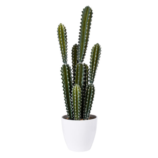 GloboStar® Artificial Garden CEREUS JAMACARU CACTUS 20095 Τεχνητό Διακοσμητικό Φυτό Κάκτος Κηρίος Υ71cm