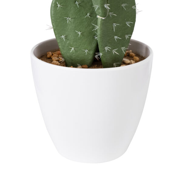 GloboStar® Artificial Garden OPUNTIA FICUS-INDICA CACTUS 20097 Τεχνητό Διακοσμητικό Φυτό Κάκτος Φραγκοσυκιά Υ72cm - Image 3