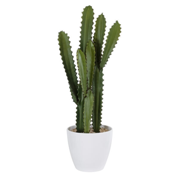 GloboStar® Artificial Garden CEREUS JAMACARU CACTUS 20099 Τεχνητό Διακοσμητικό Φυτό Κάκτος Κηρίος Υ66cm