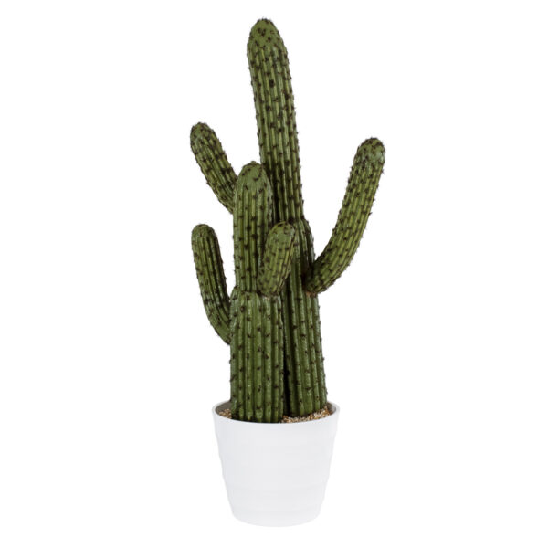 GloboStar® Artificial Garden CARNEGIEA CACTUS 20100 Τεχνητό Διακοσμητικό Φυτό Κάκτος Σαγκουάρο Υ63cm