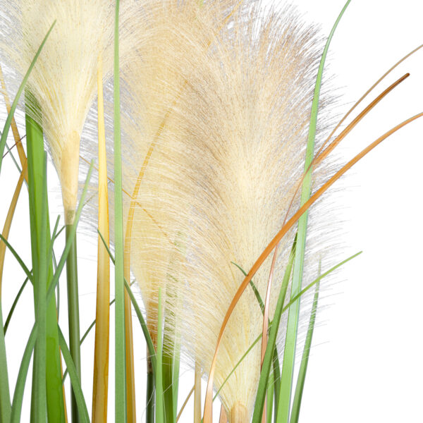 GloboStar® Artificial Garden PAMPAS GRASS 20107 Τεχνητό Διακοσμητικό Φυτό Γρασίδι της Πάμπας Υ88cm - Image 2