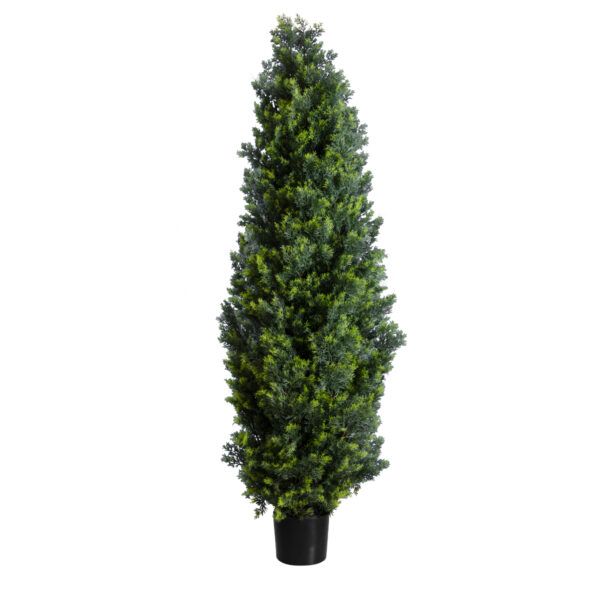 GloboStar® Artificial Garden CYPRESSUS LEYLANDII 20155 Τεχνητό Διακοσμητικό Φυτό Κυπαρίσσι Λέιλαντ Υ150cm