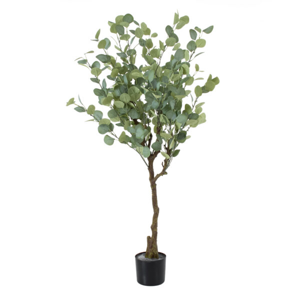 GloboStar® Artificial Garden EUCALYPTUS 20189 Τεχνητό Διακοσμητικό Φυτό Ευκάλυπτος Υ120cm