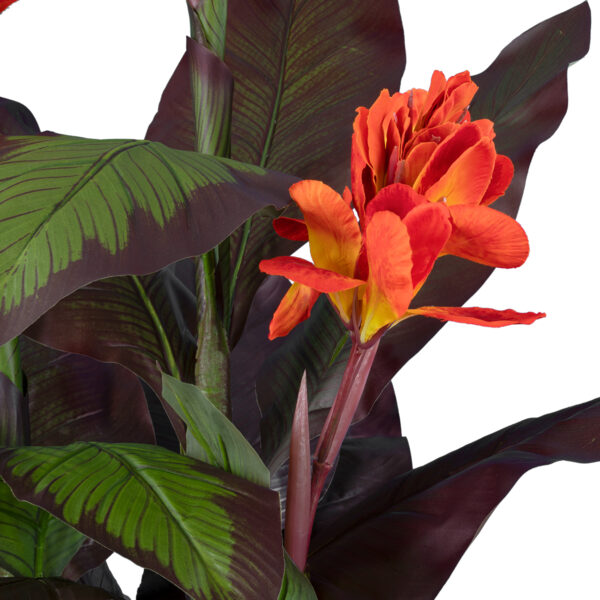 GloboStar® Artificial Garden CANNA INDICA 20209 Τεχνητό Διακοσμητικό Φυτό Ινδική Κάννα Υ160cm - Image 2