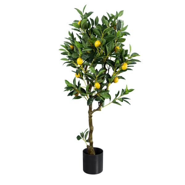 GloboStar® Artificial Garden LEMON TREE 20213 Τεχνητό Διακοσμητικό Δέντρο Λεμονιά Υ120cm