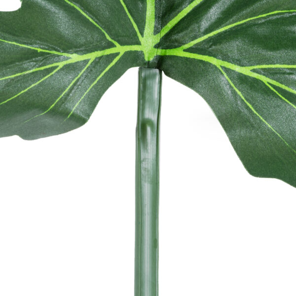 GloboStar® Artificial Garden TARO LEAF 20220 Τεχνητό Διακοσμητικό Φύλο Κολοκασίας Π32 x Υ87cm - Image 3