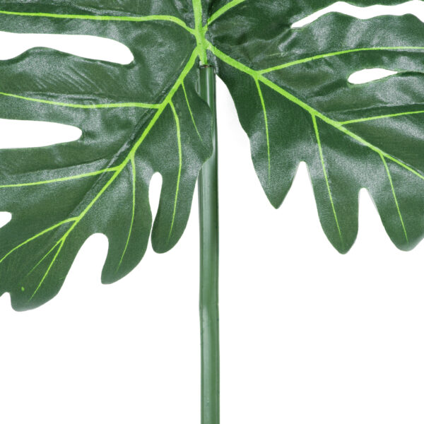 GloboStar® Artificial Garden TARO LEAF 20221 Τεχνητό Διακοσμητικό Φύλο Κολοκασίας Π24 x Υ84cm - Image 3