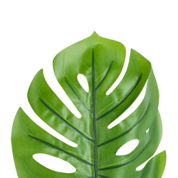 GloboStar® Artificial Garden MONSTERA LEAF 20223 - Τεχνητό Διακοσμητικό Φύλο Μονστέρας Π16 x Υ76cm - Image 2