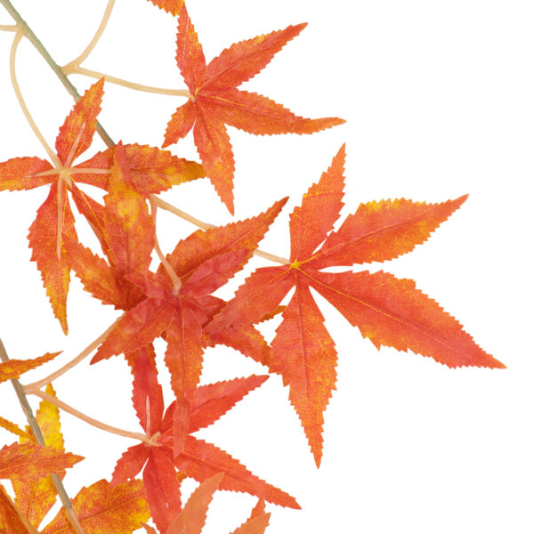 GloboStar® Artificial Garden MAPLE BRANCH 20230 10 x Τεχνητά Διακοσμητικά Κλαδία Σφένδαμου Π55 x Υ60cm - Image 3