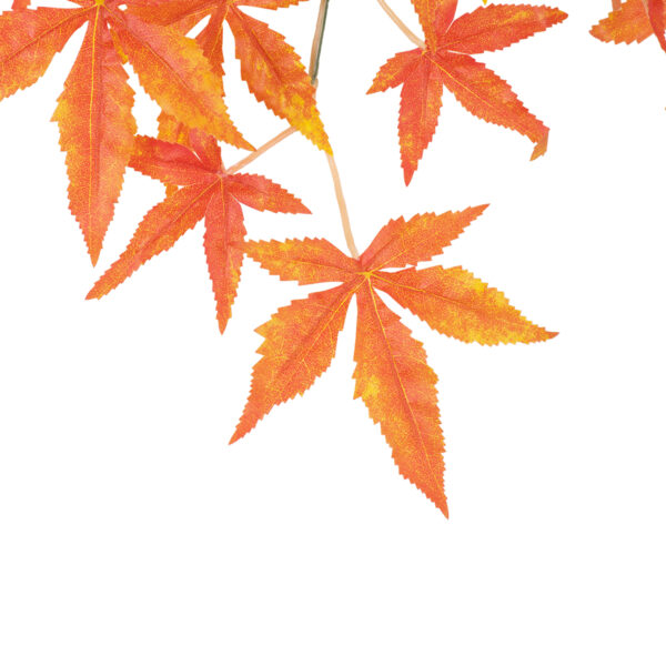 GloboStar® Artificial Garden MAPLE BRANCH 20230 10 x Τεχνητά Διακοσμητικά Κλαδία Σφένδαμου Π55 x Υ60cm - Image 4