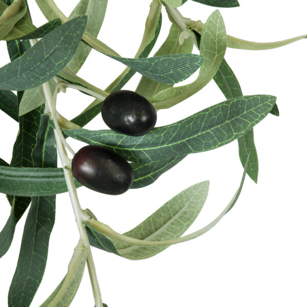 GloboStar® Artificial Garden OLIVE TREE BRANCH 20233 Τεχνητό Διακοσμητικό Κλαδί Ελιάς Π30 x Υ95cm - Image 3