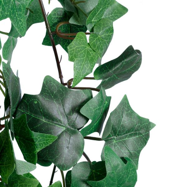 GloboStar® Artificial Garden IVY HANGING BRANCH 20252 Τεχνητό Διακοσμητικό Κρεμαστό Φυτό Κισσός Υ130cm - Image 2