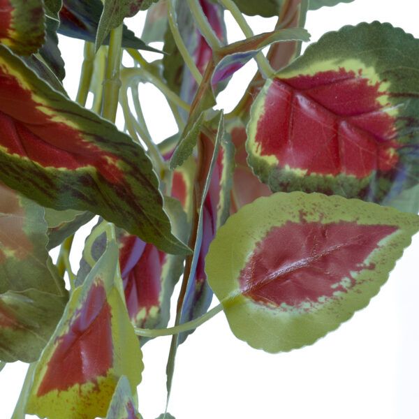 GloboStar® Artificial Garden COLEUS HANGING BRANCH 20255 Τεχνητό Διακοσμητικό Κρεμαστό Φυτό Κολέος Υ90cm - Image 2